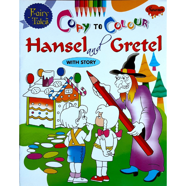 Copy to Colour- Hansel and Gretel