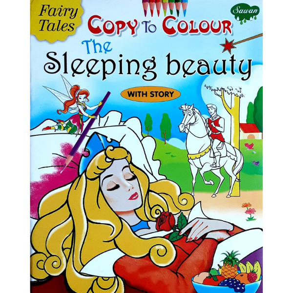 Copy to Colour- The Sleeping Beauty