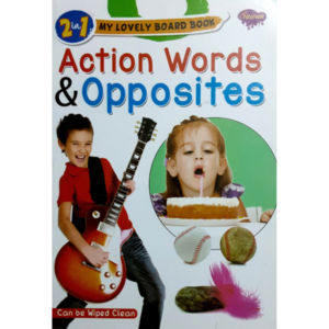 Board Book- Action words and Opposites